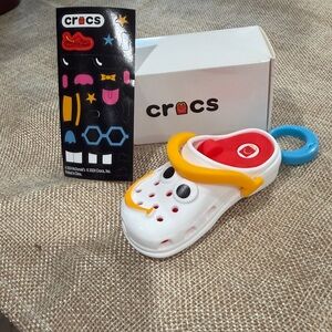 McDonald’s toy CROCS White Character keychain #7